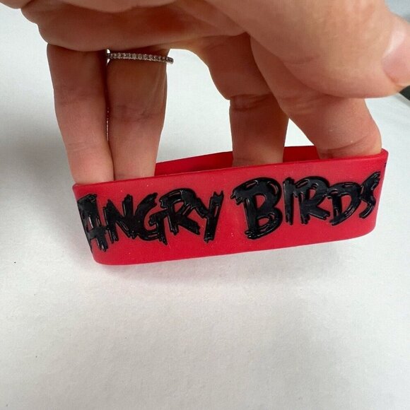 Angry Birds Red Black rubber band Unisex bracelet - Picture 4 of 8